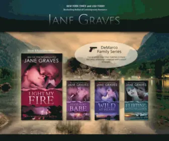 Janegraves.com(The Official Website of New York Times Bestselling Author Jane Graves) Screenshot