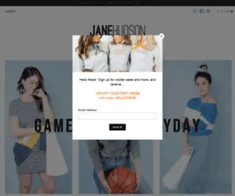 Janehudson.us(Create an Ecommerce Website and Sell Online) Screenshot