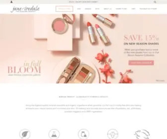 Janeiredale.com.au(Jane iredale Australia) Screenshot