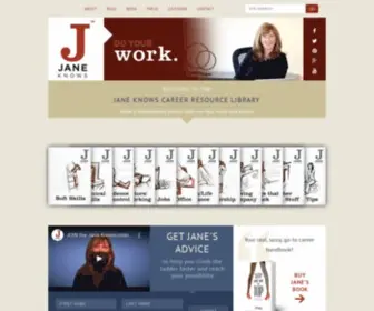 Janeknows.com(Career Advice for Millennials) Screenshot