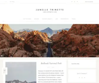 Janelletrinette.com(A small town girl's lifestyle including interior design) Screenshot