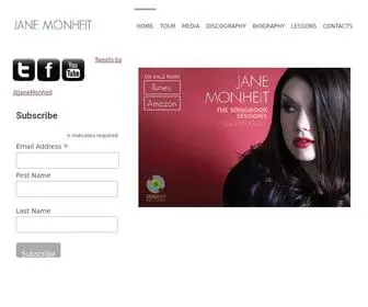 Janemonheitonline.com(Jane Monheit) Screenshot