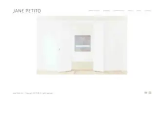 Janepetitoart.com(JANE PETITO) Screenshot