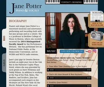 Janepottermusic.com(Just another WordPress site) Screenshot