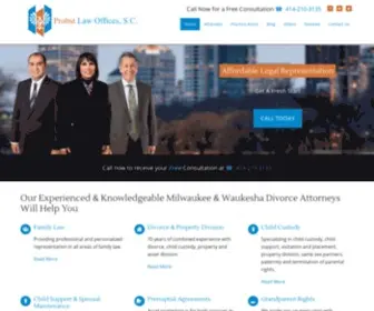 Janeprobstlaw.com(Milwaukee & Waukesha Divorce & Child Custody Attorneys) Screenshot