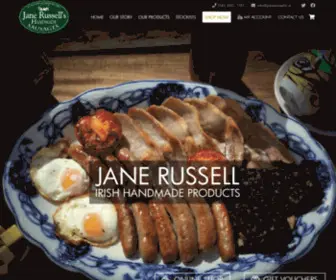 Janerussells.ie(Jane Russell's Handmade Sausages) Screenshot