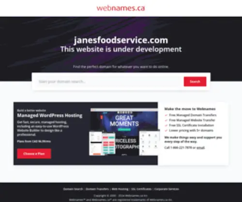 Janesfoodservice.com(Janesfoodservice) Screenshot