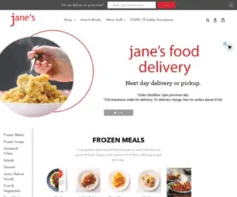 Janesonthecommon.com(Good Food Delivered to Halifax) Screenshot