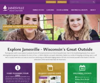 JanesvillecVb.com(Explore Janesville) Screenshot
