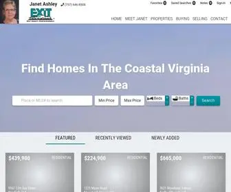 Janetbashley.com(Virginia Beach Real Estate and Homes for Sale) Screenshot