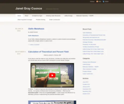 Janetcoonce.com(Janet Gray Coonce) Screenshot