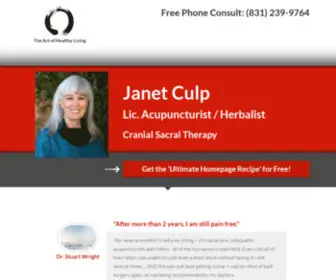 Janetculp.com(Janet Culp) Screenshot