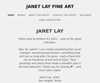 Janetlayfineart.com(Janet Lay Fine Art) Screenshot