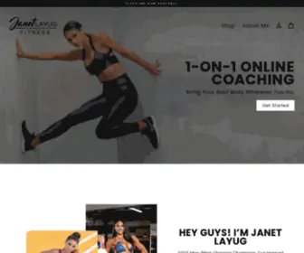 Janetlayugfitness.com(Fitness Coaching by Janet Layug) Screenshot