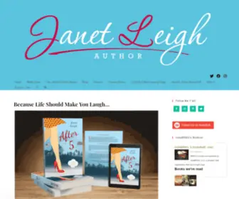 Janetleighbooks.com(Because Life Should Make You Laugh) Screenshot