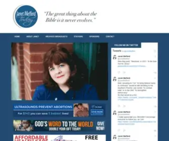 Janetmefferd.com(A Christ) Screenshot