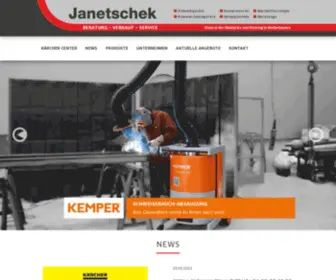 Janetschek-GMBH.de(Janetschek Schweiß) Screenshot