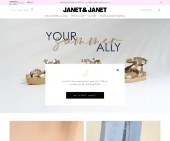 Janetsport.com(Calzature Janet & Janet) Screenshot