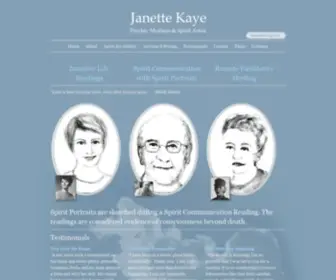 Janettekaye.net(Janette Kaye) Screenshot