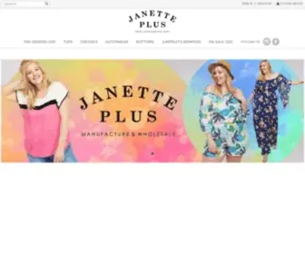 Janetteplus.com(D&J FASHION) Screenshot