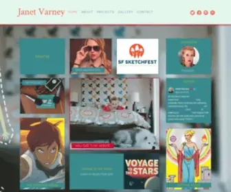 Janetvarney.com(Janet Varney) Screenshot