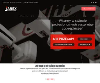 Janexint.com.pl(Świat profesjonalnych systemów zabezpieczeń) Screenshot