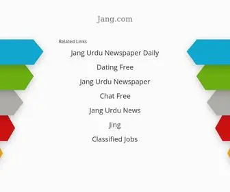 Jang.com(Jang) Screenshot
