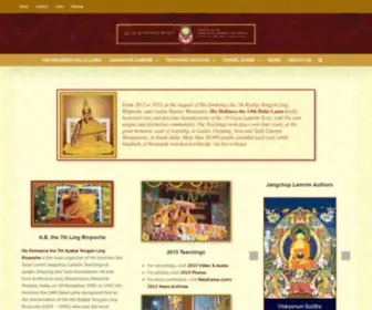 Jangchuplamrim.org(The Jangchup Lamrim Teachings Archive) Screenshot