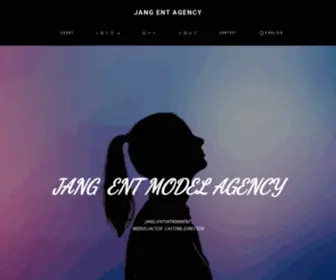 Jangent.com(모델에이전시) Screenshot