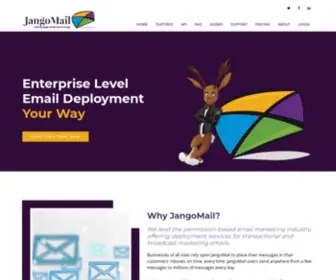 Jangomail.com(JangoMail Home) Screenshot