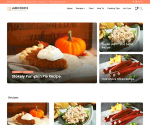 Jangorecipes.com(Bot Verification) Screenshot
