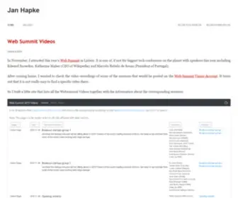 Janhapke.com(Jan Hapke) Screenshot