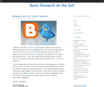 Janhenderson.com(Basic Research On the Self) Screenshot