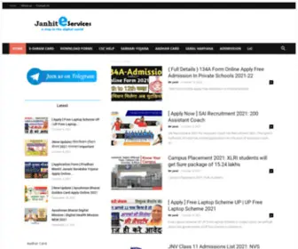 Janhiteservices.com(Janhit e) Screenshot