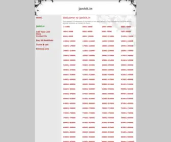 Janhit.in(List of domains) Screenshot