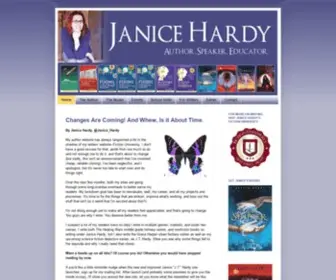 Janicehardy.com(Janice Hardy) Screenshot