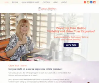 Janicehurlburt.com(Managing Your Online Visibility so Your Expertise is Seen and Heard) Screenshot