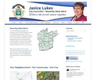 Janicelukes.ca(Janice Lukes) Screenshot