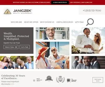 Janiczek.com(Janiczek Wealth Management) Screenshot