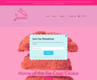 Janiebakes.com(Janie's Life Changing Baked Goods) Screenshot