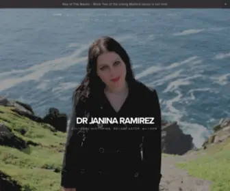 Janinaramirez.co.uk(Dr Janina Ramirez) Screenshot