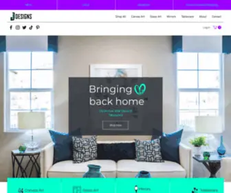 Janinelyons.com(Home Decor) Screenshot