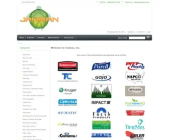 Janisan.com(Janitorial Supplies) Screenshot