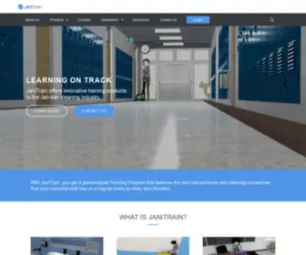 Janitrain.com(Custodial and Janitorial Training) Screenshot