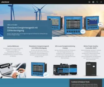 Janitza.de(Spezialist für Energiemanagement) Screenshot