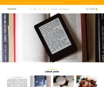 Janjaoauey.com(Jan Jao Auey Bookstore Thailand) Screenshot