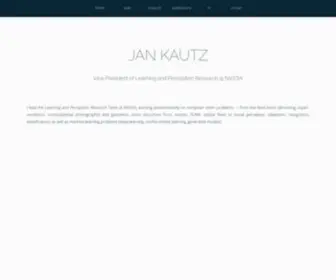 Jankautz.com(Jan Kautz) Screenshot