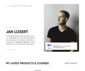 Janlosert.com(Jan Losert) Screenshot