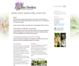 Janneelenvasteplanten.nl(Kwekerij Jan Neelen vaste planten) Screenshot