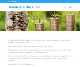 Jannissehull.com(Certified Public Accountants) Screenshot